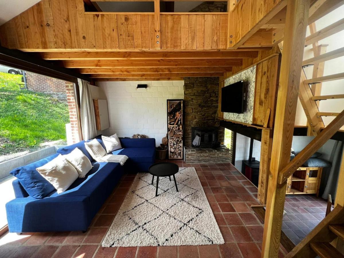 Hastiere-par-dela La Cabane D'Helie - Cottage En Pleine Foret - Domaine Du Bonsoy מראה חיצוני תמונה